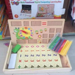Đồ Chơi Toán Học Có Chữ Số, Que Tính, Bảng Số Bằng Gỗ cho bé