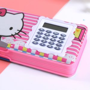 Hộp bút đa năng 3 trong 1 kèm máy tính và gọt bút chì cho bé