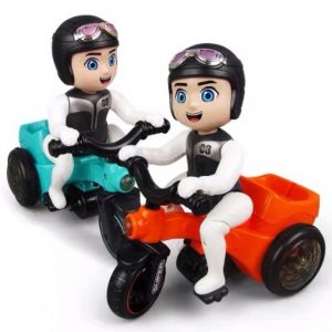 Đồ chơi cậu bé shipper đạp xe nhào lộn xoay 360 độ