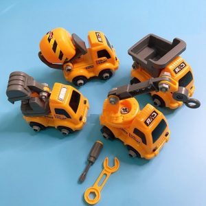 set 4 ô tô công trình