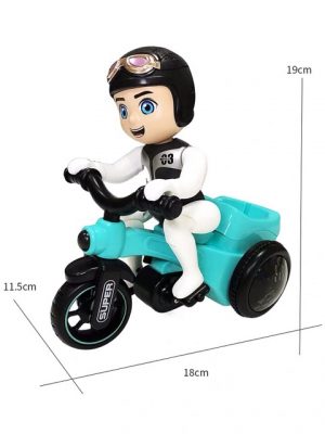 Đồ chơi cậu bé shipper đạp xe nhào lộn xoay 360 độ