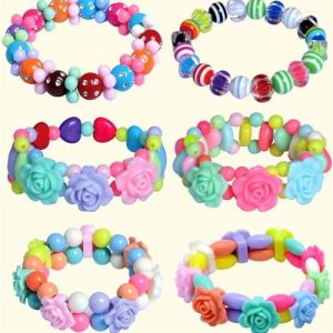 Bộ xâu vòng hạt cườm cho bé tha hồ sáng tạo trang sức