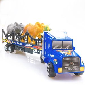 Đồ chơi mô hình xe chở thú cao cấp cho bé
