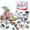 Bộ đồ chơi nấu ăn bằng inox 40 chi tiết cho bé