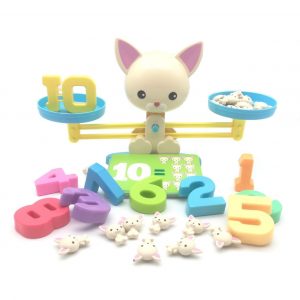 Bộ đồ chơi cân bằng đĩa toán học cho bé