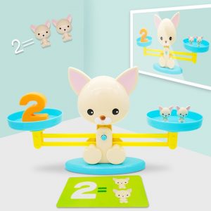 Bộ đồ chơi cân bằng đĩa toán học cho bé