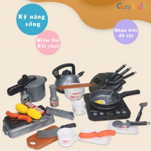 Bộ đồ chơi nấu ăn cho bé 36 món cho trẻ em - Kitchen toys kids