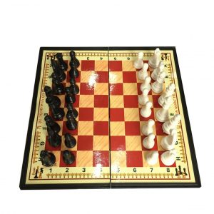 Bộ bàn cờ vua kích thước 28cm x 28cm gấp gọn tiện ích