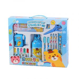 Bộ Dụng Cụ Học Tập Kèm Bình Nước Cho Bé