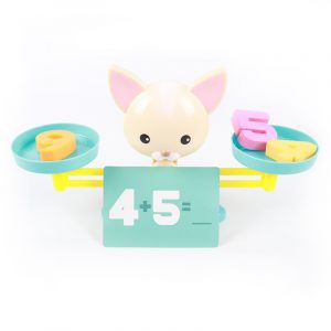 Bộ đồ chơi cân bằng đĩa toán học cho bé