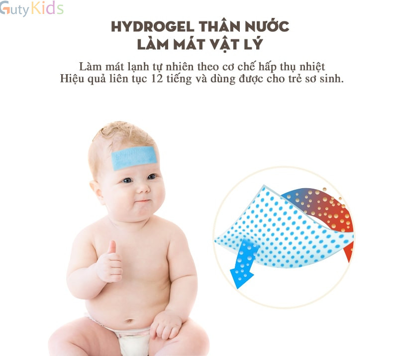 Miếng dán hạ sốt COOLING SHEET APPLE