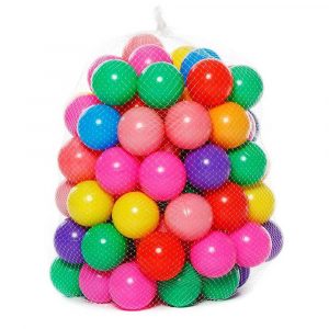 Dây 100 quả bóng nhựa nhiều màu cho bé