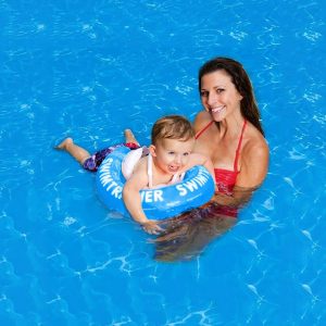 phao bơi hồng hạc