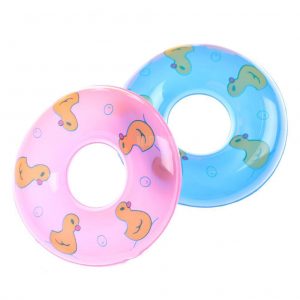 Bộ 4 vịt cao su kèm 2 phao bơi đồ chơi chíp chíp đáng yêu