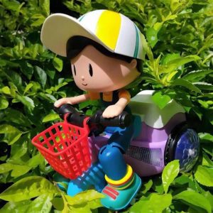 Đồ chơi cậu bé shipper đạp xe